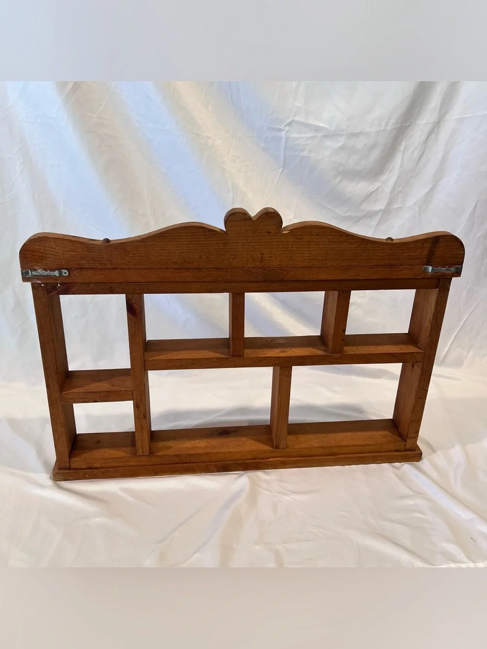 Vintage Wooden Heart Display Shelf